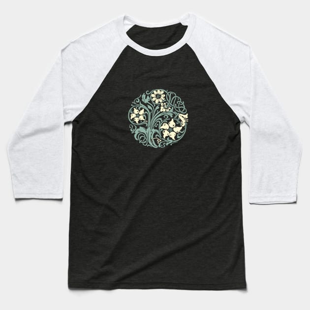 Tree Of Life - Art Nouveau Baseball T-Shirt by MReinart